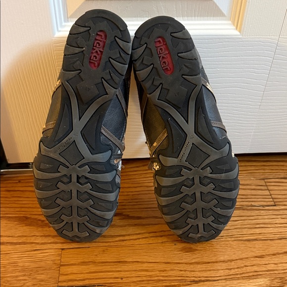 Rieker Gray Floral Sneakers for Women - Picture 7 of 9